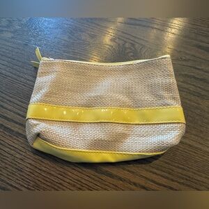 Stylish Yellow and Cream Women's Clutch